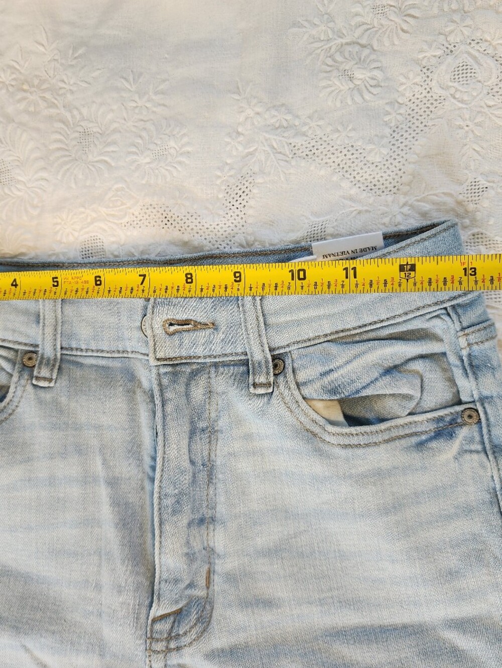 eunina Light Blue Distressed Wide-Leg Jeans - Picture 2 of 4
